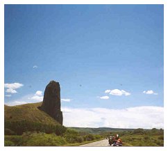 Cruising by finger rock