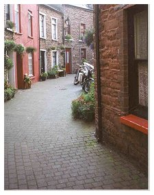 The street leading up to our B&B in Peel
